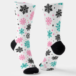 Retro Snowflakes Sokken