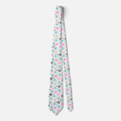 Retro Snowflakes Stropdas (Voorkant)