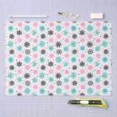 Retro Snowflakes Tissuepapier (Craft)