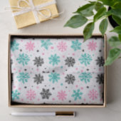 Retro Snowflakes Tissuepapier (Geschenk)