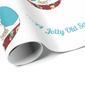 Retro - Snowman Cadeaupapier (Rol Hoek)