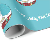 Retro - Snowman Cadeaupapier (Rol Hoek)