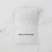 Retro Snowman Feestdagen Kaart (Binnen)