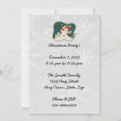 Retro Snowman Feestdagenkaart (Achterkant)