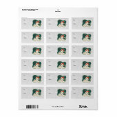 Retro Snowman Gift Labels (Full Sheet)