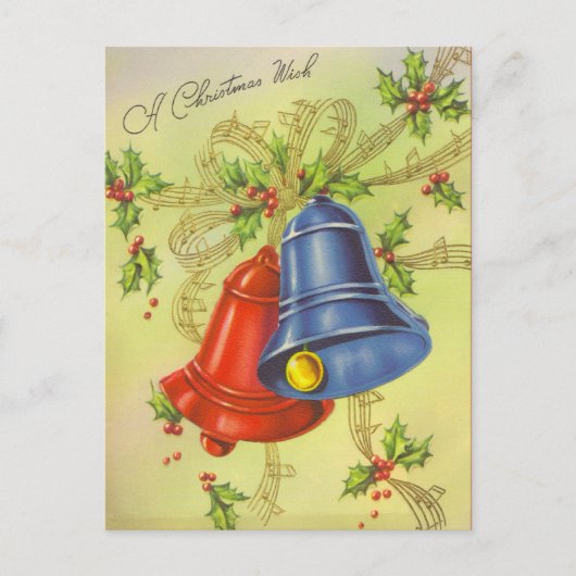 Retro Snowman Kerstmis Feestdagenkaart (Voorkant)
