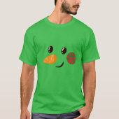 Retro Snowman Mannen T-shirt (Voorkant)