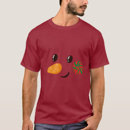 Retro Snowman Mannen T-shirt