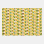 Retro Snowmen Inpakpapier Vel (Voorkant)