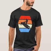 Retro Snowmobiling T-shirt (Voorkant)