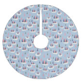 Retro  Snowy Kerstboom Rok (Voorkant)