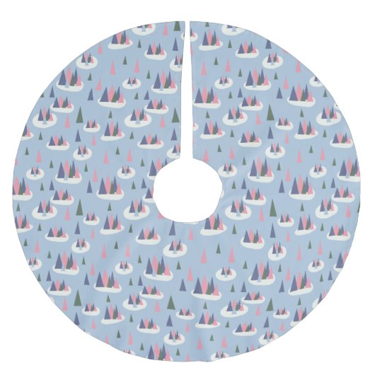 Retro Snowy Kerstboom Rok (Voorkant)