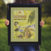 Retro So Cal Air Travel Poster