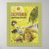 Retro So Cal Air Travel Poster (Voorkant)