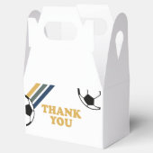 Retro Soccer Birthday Dank je wel voor doos Bedankdoosjes (Geopend)