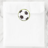 Retro SOCCER decoratieve Sticker zegel (Tas)
