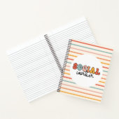 Retro sociaal werker notitieboek (Binnen)