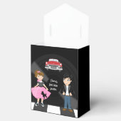 Retro Sock Hop Verjaardagsfeestje Bedankdoosjes (Geopend)