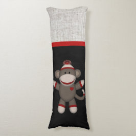 Retro Sock Monkey Lichaamskussen