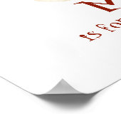 Retro Sock Monkey met Muts Kousensok Baby Jongens  Poster (Hoek)