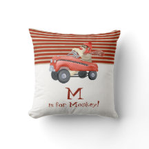 Retro Sock Monkey met Pedal Car Baby Gifts