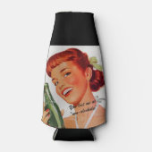 Retro Soda Ad Joke Flesjeskoeler (Voorkant)