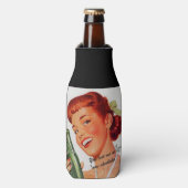 Retro Soda Ad Joke Flesjeskoeler (Fles Voorkant)