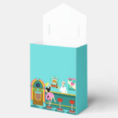 Retro Soda Fontein Favor Box Bedankdoosjes (Geopend)