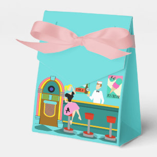 Retro Soda Fontein Favor Box Bedankdoosjes