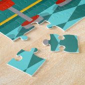 Retro Soda Fountain Puzzle Legpuzzel (Zijkant)