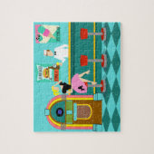 Retro Soda Fountain Puzzle Legpuzzel (Verticaal)