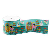 Retro Soda Fountain Ribbon Grosgrain Lint (Spoel)