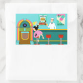 Retro Soda Fountain Stickers (Tas)