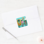 Retro Soda Fountain Stickers (Envelop)