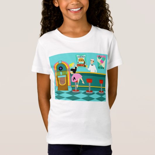 Retro Soda Fountain T-Shirt (Voorkant)