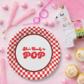 Retro soda pop cola baby shower papieren bordje (Feest)