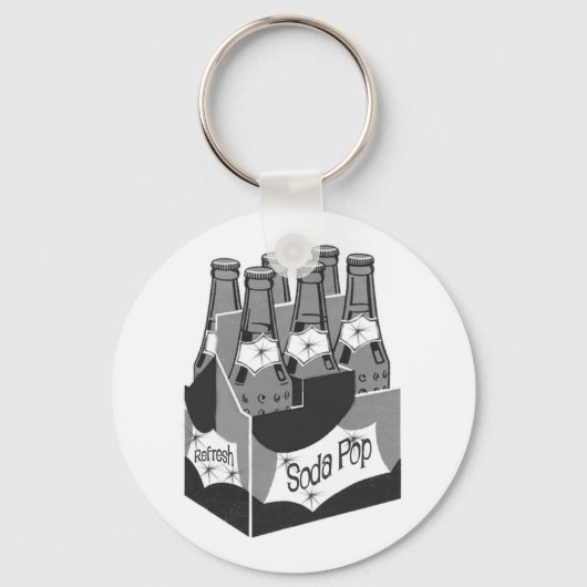 Retro Soda Pop Sleutelhanger (Voorkant)