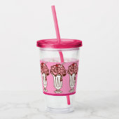 Retro Soda Shop Acrylic Tumbler  Acryl Drinkbeker (Links)