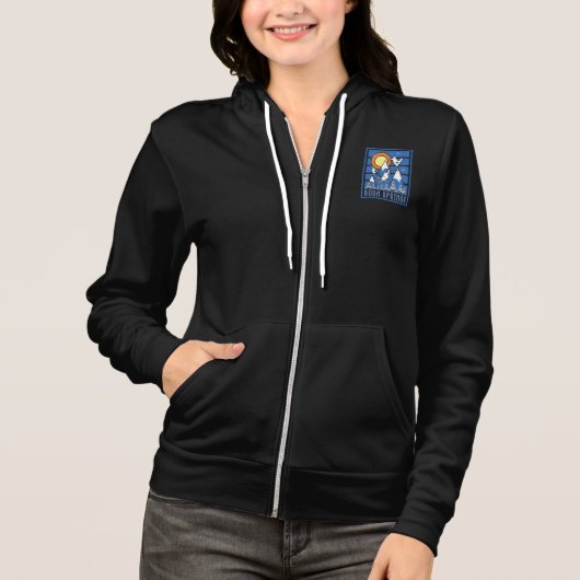 Retro Soda Springs Ski Hoodie (Voorkant)