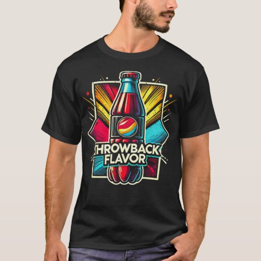 Retro Soda Throwback Flavour - Liefdescadeaus T-shirt (Voorkant)