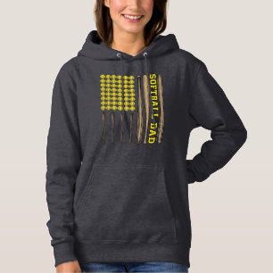 Retro Softbal Vader Knuppel En Bal Vector T-shirt