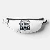 Retro Softbal Vader Vector T-Shirt Ontwerp_1 Heuptasje (Liggend)