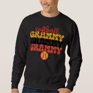 Retro Softball Grammy Softball mama Grammy Mothers Trui