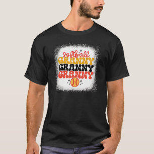 Retro Softball Granny Softball Game Day V T-shirt