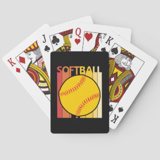 Retro Softball Pokerkaarten