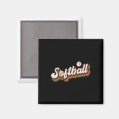 Retro Softll Grafisch - Softll Magneet (Voorkant / Achterkant)
