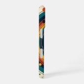 Retro Solar Eclipse iPhone 16 Hoesje (Rechterkant)