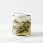 Retro Soldaat en tank Koffiemok (Center)