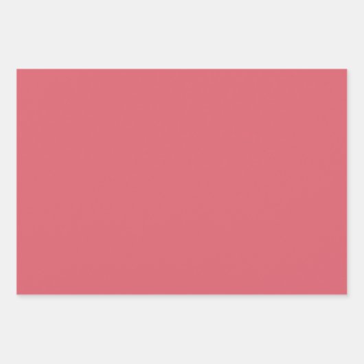 Retro Solid Block Design/Set 1 Inpakpapier Vel (Voorkant 3)