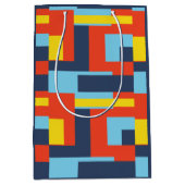 Retro Solid Block Design/Set 2 Medium Cadeauzakje (Voorkant)